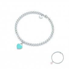 Return To Tiffany kralenarmband roze harthanger voor dames