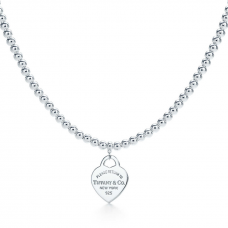 Tiffany kralenketting hart