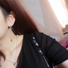 Tiffany Butterfly Asymmetrische Oorbellen Geel/Paars Dames Canada Prijs