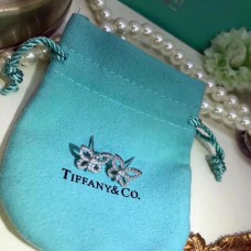 Tiffany Dupe vlinderoorknopje met kristallen, zoete mooie sieraden