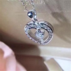 Tiffany Heart In Heart kristallen hanger ketting prijslijst VS
