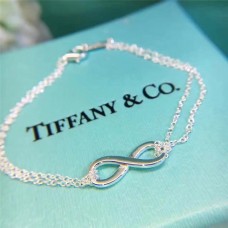 Tiffany Infinity dubbele kettingen armband Infinity symbool hanger 925 zilver Review Dames US