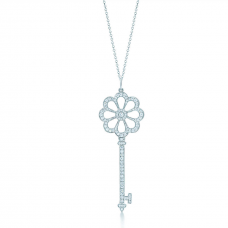 Tiffany Keys Bloom sleutel hanger ketting bloemvormige diamanten recensie Dames US