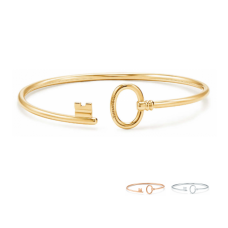 Tiffany Keys draadarmband sterling zilver moderne designer sieraden