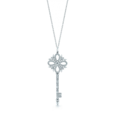 Tiffany Keys Tiffany Victoria sleutel hanger ketting peervormige diamanten DC Sale