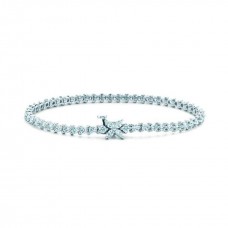 Tiffany Victoria Line armband Pave diamanten