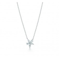 Tiffany Victoria gemengde cluster hanger ketting sieraden