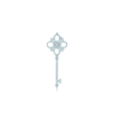 Tiffany Keys Floret sleutel hanger ketting diamanten sieraden