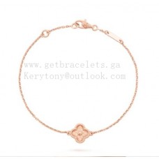 Van Cleef Arpels Sweet Alhambra armband rosé goud
