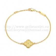 Van Cleef Arpels Alhambra Armband Geel Goud