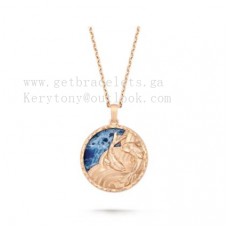 Van Cleef Arpels Zodiaque lange ketting Piscium Rose Gold Sodaliet