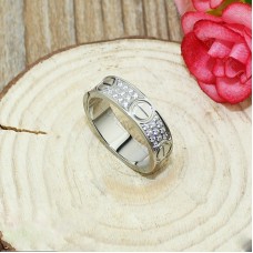 Cartier Love Ring 18K witgoud met verharde diamanten